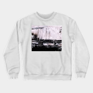 Brushstrokes and shades of the dark black Crewneck Sweatshirt